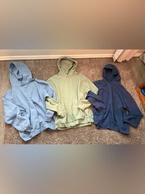 Lululemon lot of 3 men’s Steady State Pullover Hoodie sweatshirt men’s XL